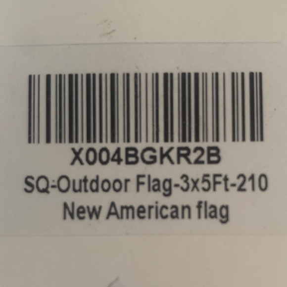 American Flag with Pole - Picture 3 of 4